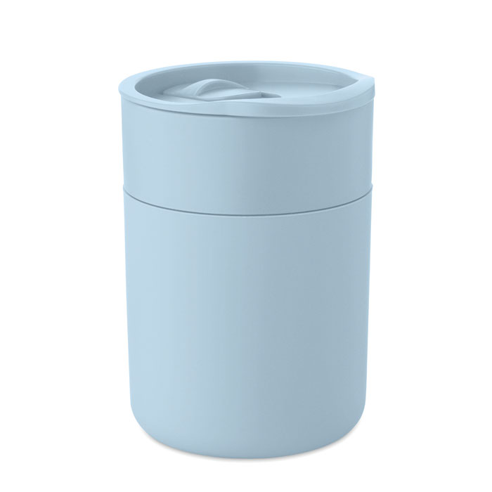 Vaso PP con tapa Lisboa 330 ml