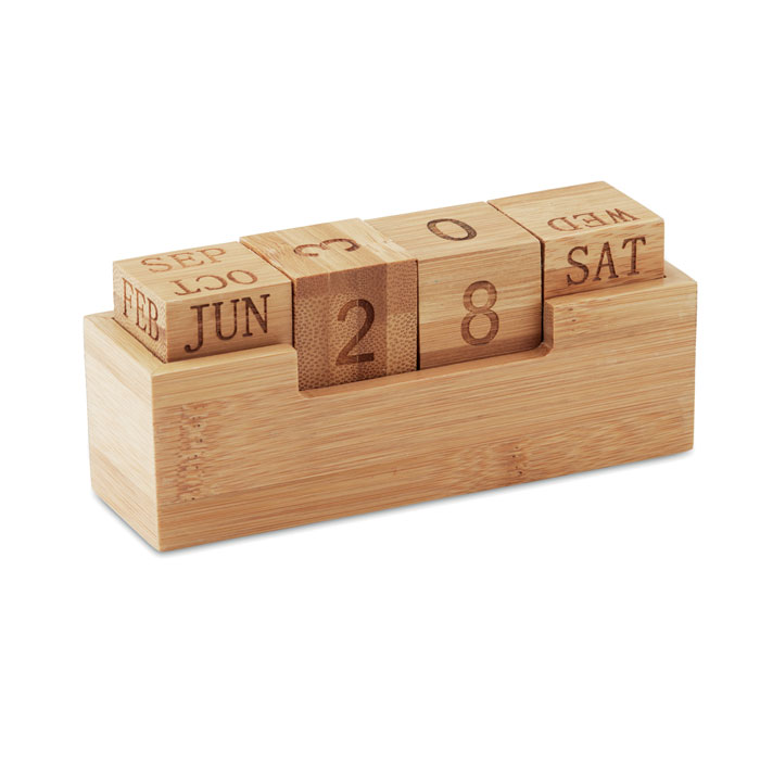 Calendario Bambú Cubos Fleming