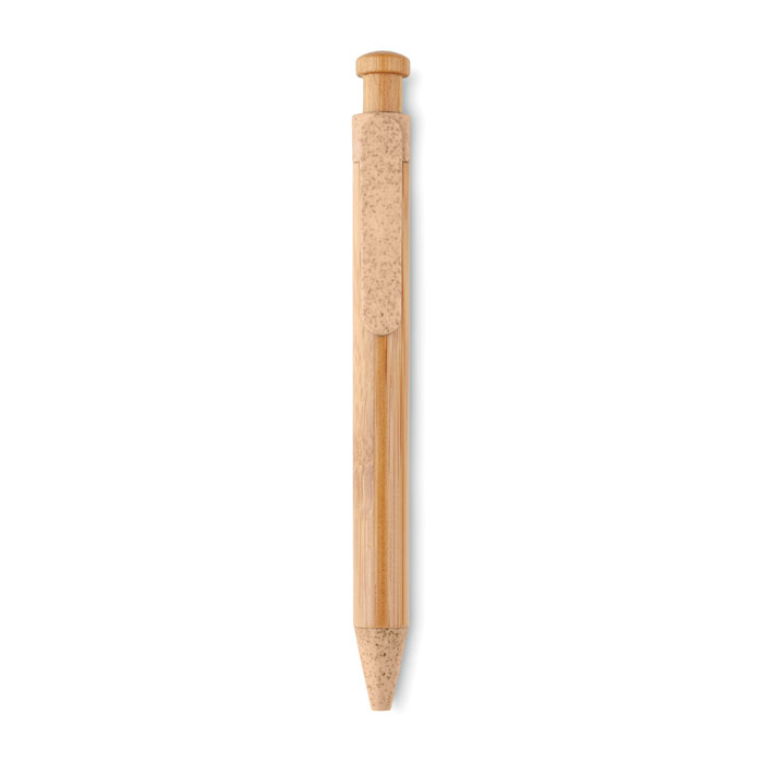 Bolígrafo Bambú Pulsador Polo