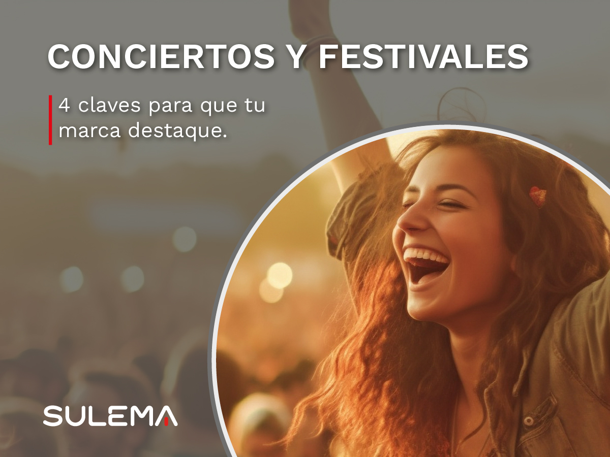 Cómo destacar tu empresa en conciertos y festivales