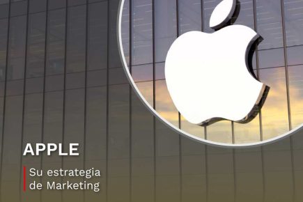 Edificio con logo grande de Apple